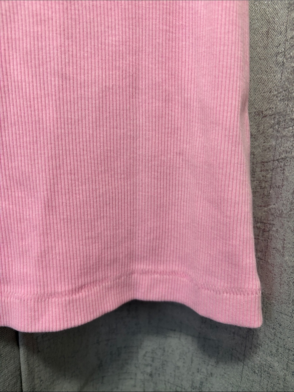 Universal Thread Pink Ribbed Scoop Neck Tank - Picture 4 of 6